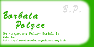 borbala polzer business card